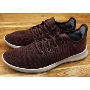 All Birds Tree Runners Lace Up Sneakers Size 11 Men’s Maroon